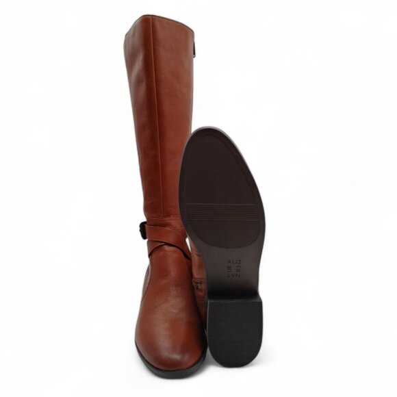 Naturalizer Women's Size 8.5 Rena Ciderspice Wide Calf Knee High Riding Boot - Picture 9 of 16